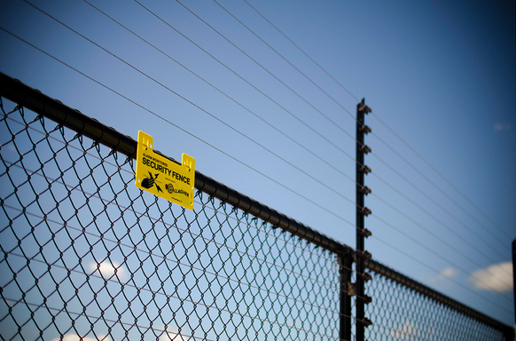 Electric fence installation