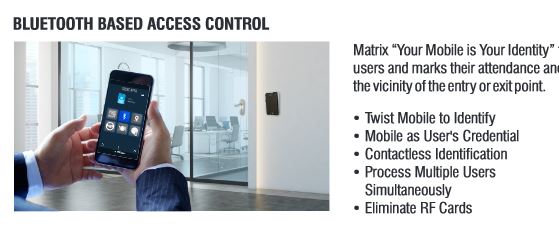 Contactless access control